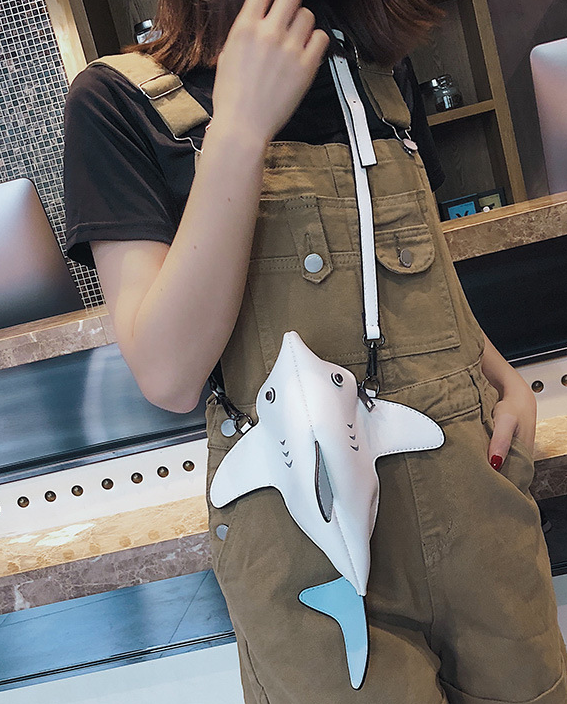 Shark Shoulder Messenger Bag