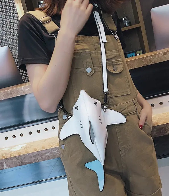 Shark Shoulder Messenger Bag